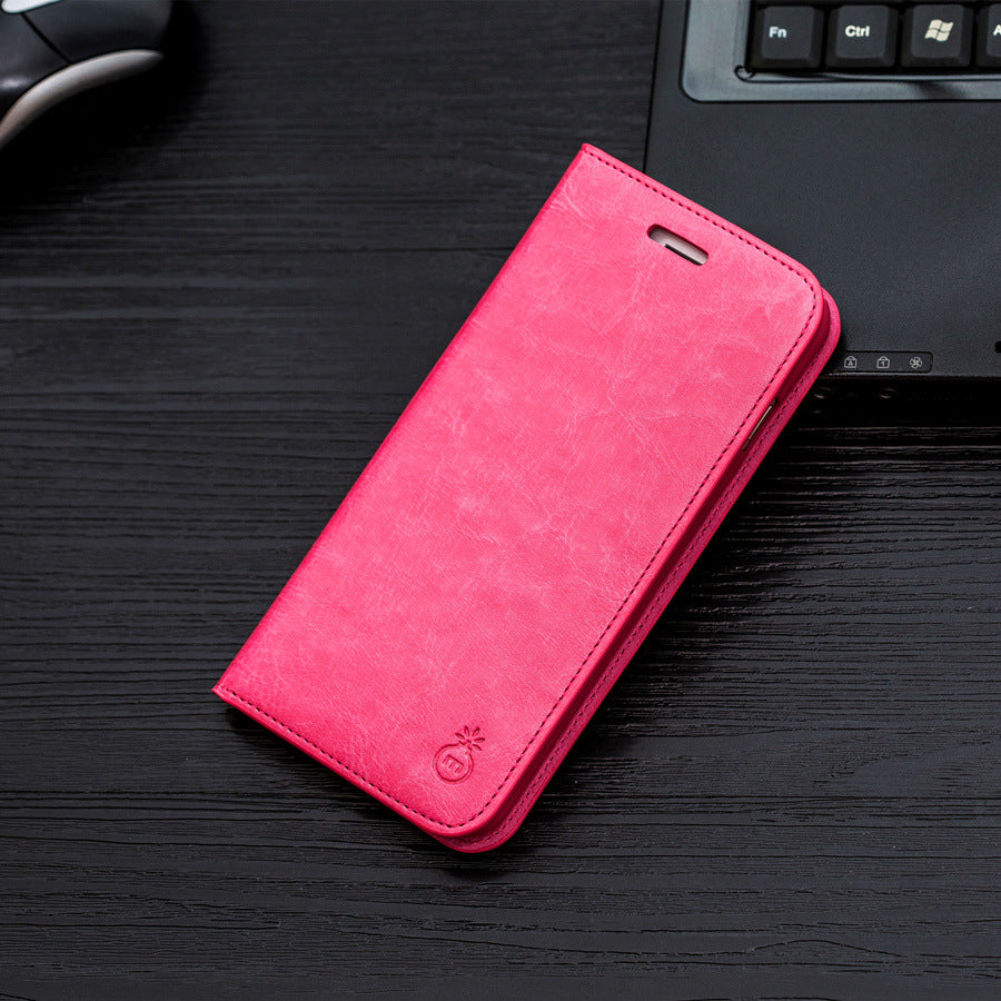 Leather Flip Holster Cover for Apple Phones